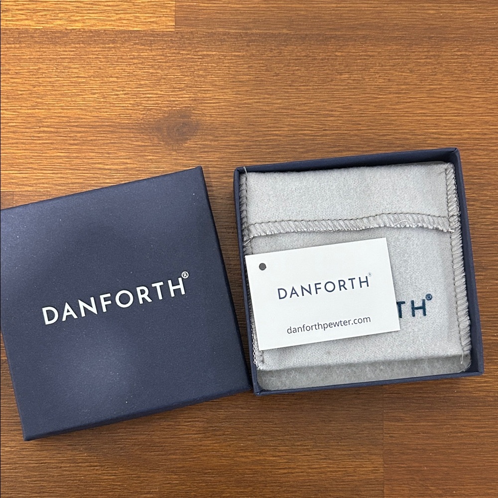 Danforth Ornament Christmas vacation with Blue Gift Box